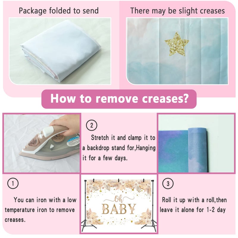 DASHAN 6x4ft Polyester God Bless Virgin Mary and Angel Backdrop Heaven First Communion Baptism Easter Christian Backdrop for Church Photography Background Jesus Religious Prayer YouTube Photo Props - Image 5